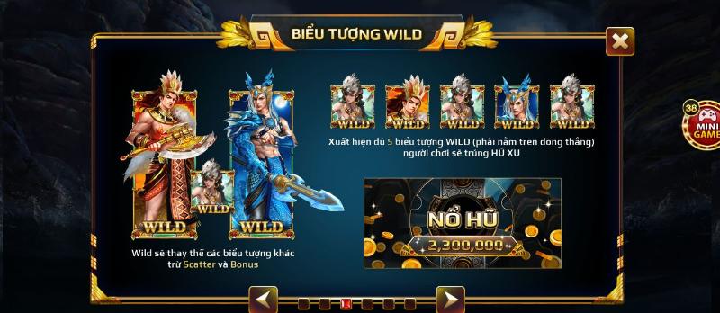 Sơn Tinh Thủy Tinh là một trong những trò chơi nổi bật tại Go88